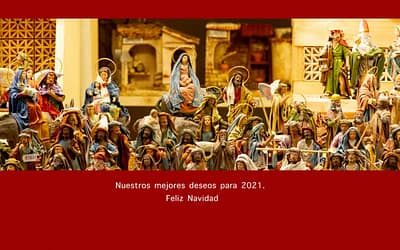 Nuestros mejores deseos para 2021. Feliz Navidad