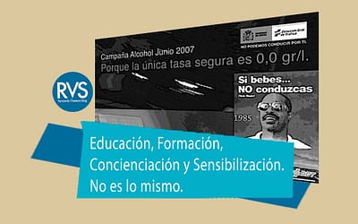 Educación, Formación, Concienciación y Sensibilización. No es lo mismo.